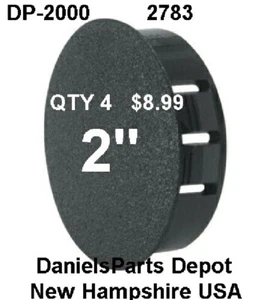 x4 HEYCO 2" HOLE CAP DP-2000 2783 BLACK PLASTIC NYLON PLUG DOME FREE SHIPPING - Picture 1 of 6