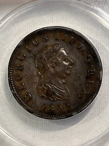 1807 Great Britain Half Penny Graded XF 45 by ANACS - Picture 1 of 4