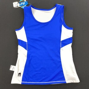 DUC Sports Womens Reversible Athletic Top White/Blue Size Small - Picture 1 of 12
