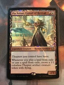 MTG Pia Nalaar, Consul of Revival HALO FOIL Aftermath MAT 0221 Rare NM - Bild 1 von 3