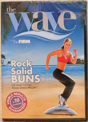 The Wave: By The Firm Rock Solid Buns Workout New Sealed DVD Alison Davis-McLain Foto 1 de 2