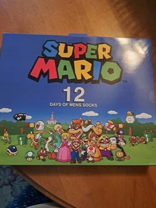 Super Mario Bros. 12 Days of Socks Set (Bioworld) - Picture 1 of 5