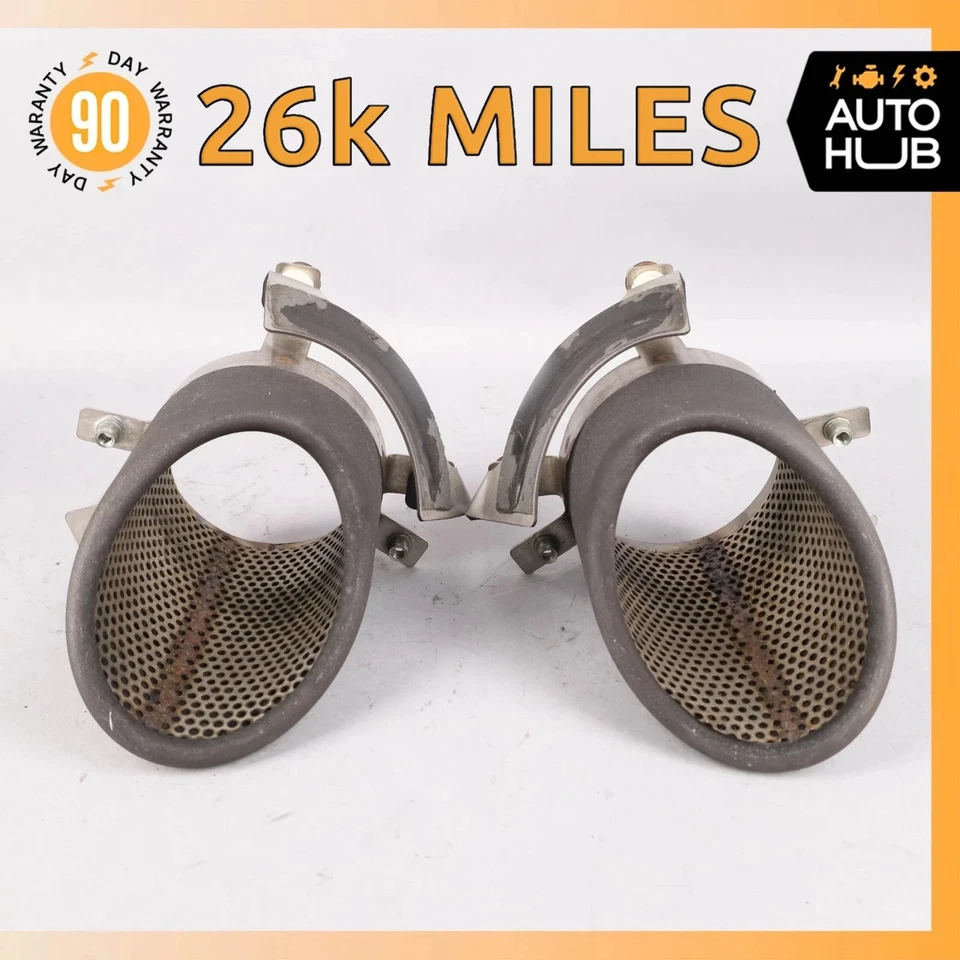 Juego de puntas de silenciador de escape 13-17 Aston Martin V8 V12 Vantage CG335K238AA OEM 26k Foto 1 de 4