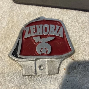 Vintage Shrine Zenobia Lisense Plate Topper - Bild 1 von 4