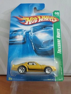 Hot Wheels 2008 Treasure Hunt #5/12 Hot Bird en dorado con 5 radios Foto 1 de 4