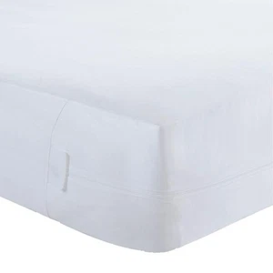 All-in- 1 Mattress Encasement, Full, White - Picture 1 of 6