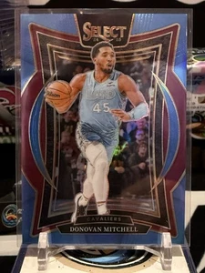 2024-25 Panini Select Donovan Mitchell Light Blue PRIZM Color Match /299 GL - Picture 1 of 2