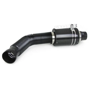 Filtro aria sportivo airbox in vero carbonio aspirazione aria fredda set universale - Foto 1 di 11