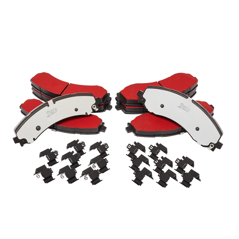 Doc's Diesel Front and Rear DRW Brake Pads Kit Fits RAM 6.7L Cummins 19-24 — 第 1/4 张图片