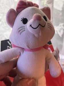 Disney NuiMOs Aristocats Marie Cat White Pink Bow Plush 6.5" - Picture 1 of 12