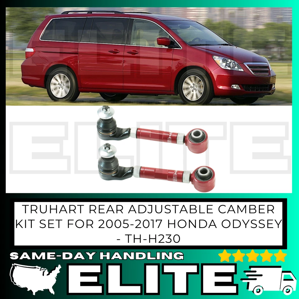 Juego de kit de inclinación ajustable trasera TruHart para Honda Odyssey 2005-2017 - TH-H230 Foto 1 de 1