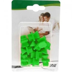 InLine STAUBSCHUTZ, , FUER RJ45 BUCHSE, FARBE: GRUEN 10 - Bild 1 von 1