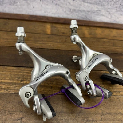 Juego de pinzas de freno Shimano Ultegra BR-6500 doble pivote vintage empotradas carretera C5 Foto 1 de 4