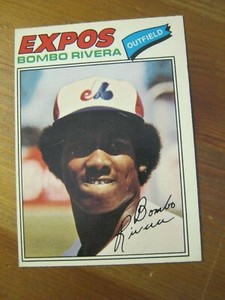 1977 OPC O Pee Chee # 54 Bombo Rivera - Montreal Expos                       ZB3