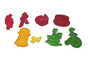 Lote de 8 CORTADORAS DE GALLETAS CB-A de plástico DE COLECCIÓN - Imagen 1 de 11