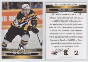 2014 ITG Draft Prospects Bronze /25 Roland McKeown #15