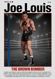 Joe Louis - Leggenda della boxe - Prodotto esclusivamente da Mashed Designs - Foto 1 di 9