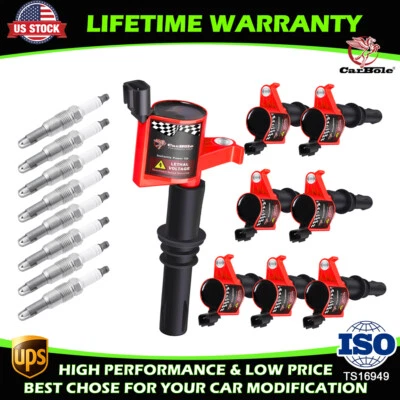 Paquete de 8 bobinas de encendido + bujías para Ford Expedition F150 2005-2008 5,4 L DG511 Foto 1 de 4