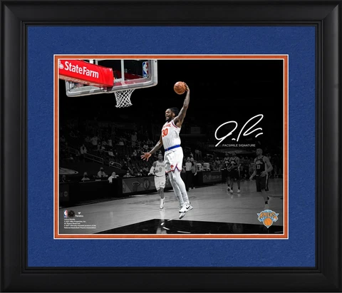 Julius Randle New York Knicks Framed 11x14 Spotlight Photo Signature Cover