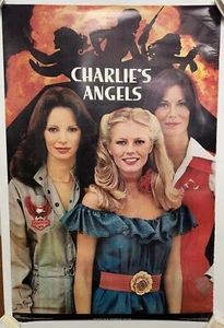 Vintage Unused Charlie's Angels 1977 1978 Tv Show Poster 35x23 - Picture 1 of 3