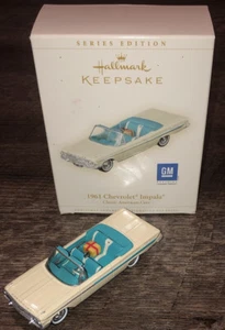 1961 Chevrolet Impala Cabrio Ornament 2006 Hallmark Keepsake. Schön! - Bild 1 von 12