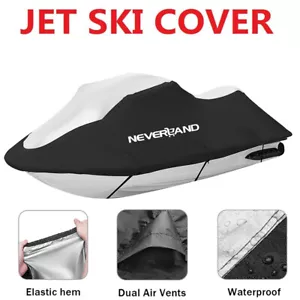 Universal Jet Ski Cover Waterproof 115" - 145" 210D For Yamaha Seadoo Kawasaki - Picture 1 of 20