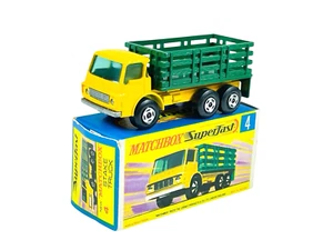 Matchbox Lesney Superfast MB4 Dodge Stake Truck w/G Style Box - Picture 1 of 12