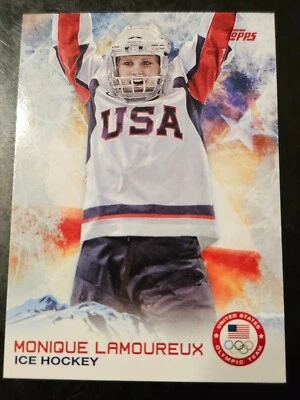MONIQUE LAMOUREUX 2014 Topps U.S. Winter Olympic Team #54 Ice Hockey - Image 1 of 2