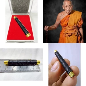 Takrut Luan Yot Prestige Golden Thip Luang Pho Phat Wat Huai Duan Year 2021 Rare - Picture 1 of 11