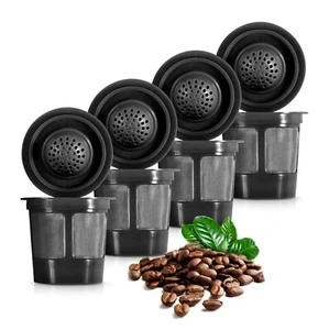 K&J Reusable K-Cups Compatible with Keurig 1.0 & 2.0 Machines (4-Pack) - Picture 1 of 5