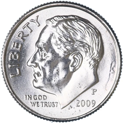 2009 P Roosevelt Dime BU US Coin Cover