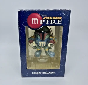 2005 Star Wars MPIRE Boba Fett ornamento di Kurt S Adler blu M&M Lucas film - Foto 1 di 7