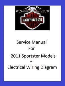 2011 Harley Davidson Sportster Models Service Shop Manual - Picture 1 of 4