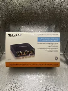 Netgear ProSafe 5-Port Gigabit Desktop Switch - GS105NA - Factory Sealed - Picture 1 of 4