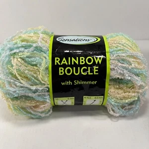 Sensations Rainbow Bounce with Shimmer Skein Yarn - Picture 1 of 5
