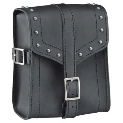 HELD Cruiser Sissy Bar Avec Clous : Noir-Métal M - Imagen 1 de 2