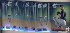 (88) 2017 Bowman Chrome TYLER BEEDE Rookie LOT ALL CHROME BP57 Giants - Picture 1 of 1