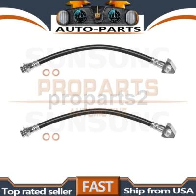 Para Chevrolet Corvette 1984 1985 1986 1987 5,7 L 2x manguera hidráulica de freno delantera Foto 1 de 4