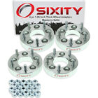 4Pc 5X4.5" To 5X5" Wheel Spacers Adapters 1.25" For Mazda 5 B2000 B2200 Ba