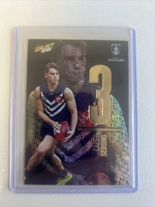 2022 AFL Select Footy Stars Numbers Midnight - Caleb Serong NM61 103/130 - Picture 1 of 2
