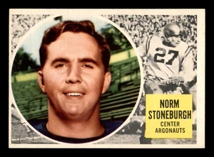 NORM STONEBURGH 1960 TOPPS CFL 1960 NO 77 EXCOMO NUEVO + 21877 - Imagen 1 de 2