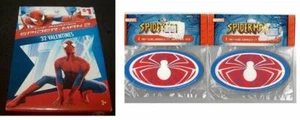 Spiderman Birthday Party Favors, 8 T-shirt Emblems/Stickers, 32 Valentines Cards - Picture 1 of 4