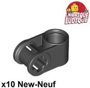 Lego technic 10x Axe Axle pin connector perpendicular noir/black 6536 NEUF - Imagen 1 de 1