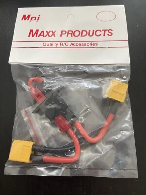 MPI 6976 Hi Current Arming Switch, with XT60 Connectors AWG HD Wire - Image 1 of 3