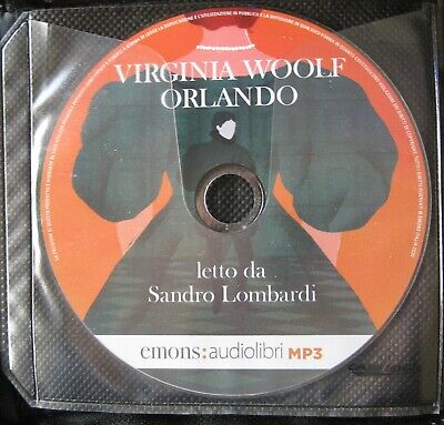 Audiolibro Audiobook Cd MP3  ORLANDO  Di  VIRGINIA WOOLF  Usato • 9.32€