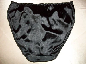 Vtg Second Skin Satin Lace String Bikini Panty Panties 8 - Picture 1 of 6