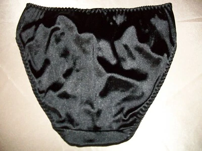 Vtg Second Skin Satin Lace String Bikini Panty Panties 8 - Image 1 of 4