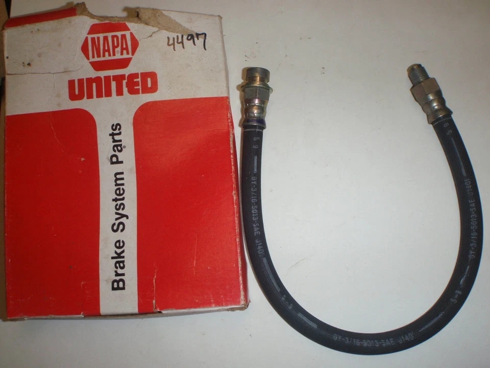 NAPA UNITED Rear Brake Hose 1946-1952 Oldsmobile 46 47 48 49 50 51 52 # 4497 - Imagem 1 de 2