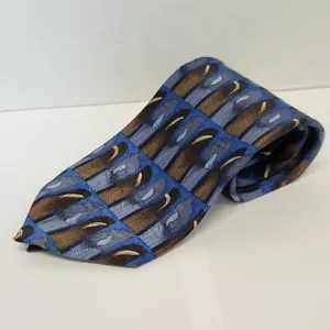 J. Garcia Mens Neck Tie Silk Northern Lights Collection Fifteen 4 in x 58 in - Picture 1 of 4