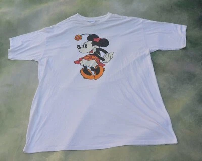 Camiseta Masculina Vintage RARA Disney Minnie Mouse__FABRICADA NOS EUA_VEJA FOTO PARA TAMANHO - Imagem 1 de 4